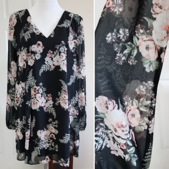 🆕️⬇️BCBGeneration Sexy Boho Floral Shift Dress - Picture 2 of 8
